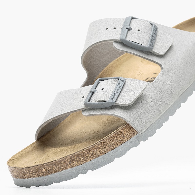Men Flip Flops & Sandals Arizona.Cn Grey ECOleather Birkenstock