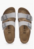 Γυναικεία Flats Arizona.Coin Γκρι ECOleather Birkenstock
