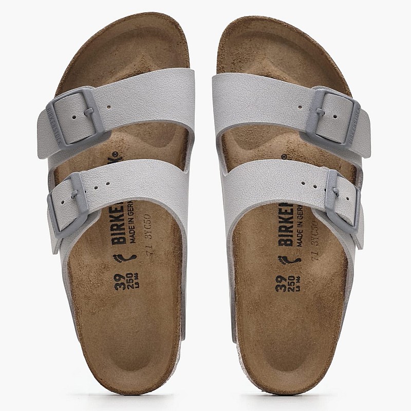 Γυναικεία Flats Arizona.Coin Γκρι ECOleather Birkenstock