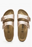Γυναικεία Flats Arizona.Copper Μπρονζέ ECOleather Birkenstock