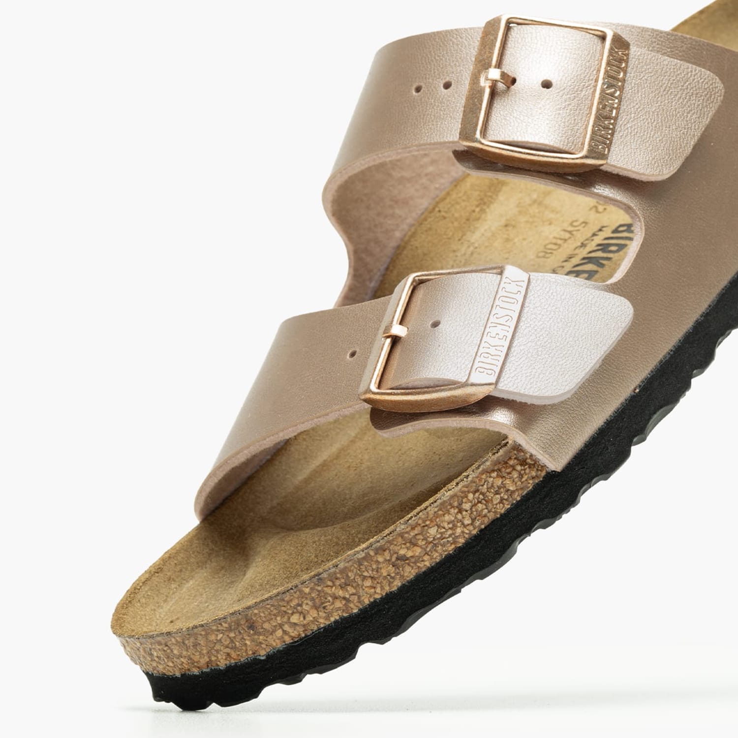 Γυναικεία Flats Arizona.Copper Μπρονζέ ECOleather Birkenstock