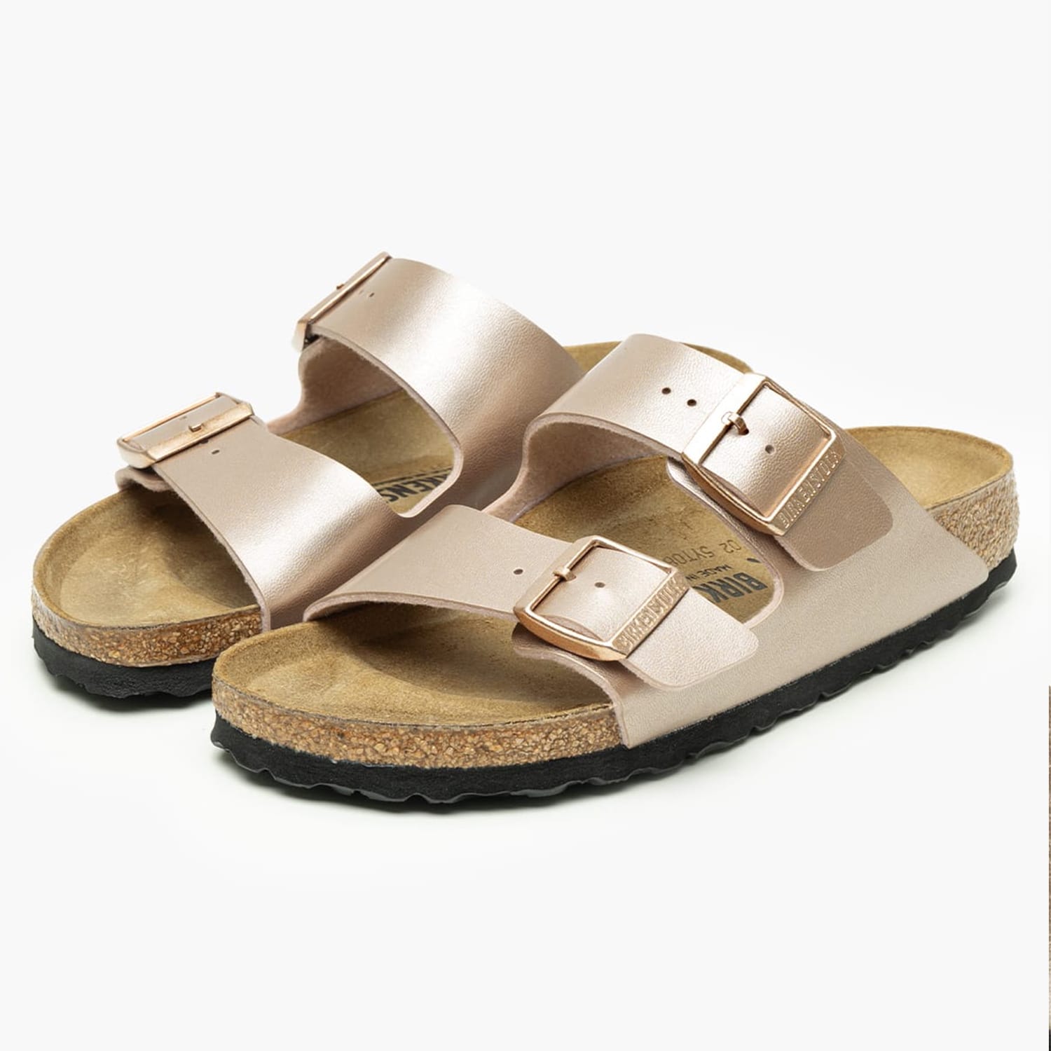 Γυναικεία Flats Arizona.Copper Μπρονζέ ECOleather Birkenstock Γυναικεία Flats Arizona.Copper Μπρονζέ ECOleather Birkenstock