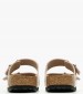 Γυναικεία Flats Arizona.Copper Μπρονζέ ECOleather Birkenstock Γυναικεία Flats Arizona.Copper Μπρονζέ ECOleather Birkenstock
