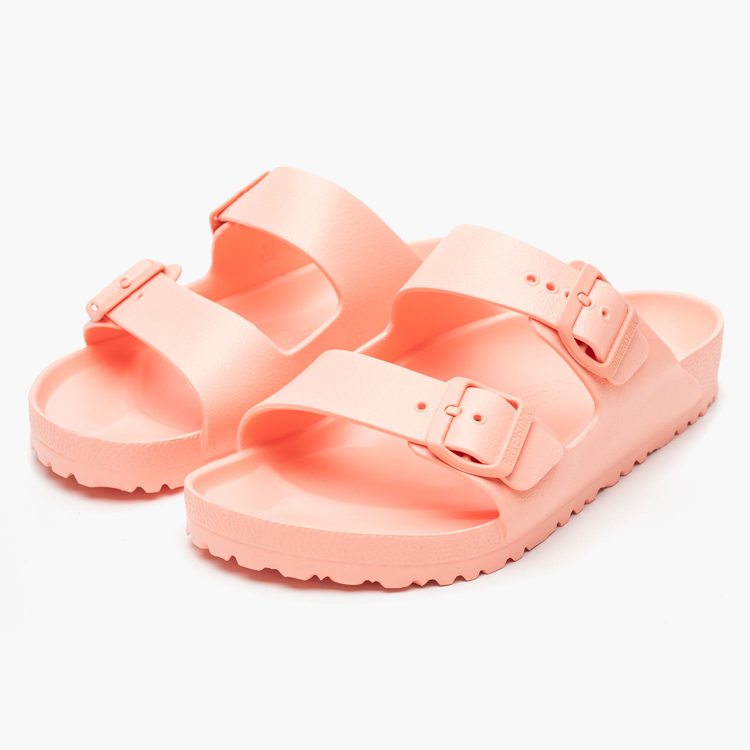Women Flip Flops & Sandals Arizona.Coral Pink Rubber Birkenstock Women Flip Flops & Sandals Arizona.Coral Pink Rubber Birkenstock