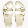 Γυναικεία Flats Arizona.Cru Μπεζ Δέρμα Birkenstock Γυναικεία Flats Arizona.Cru Μπεζ Δέρμα Birkenstock