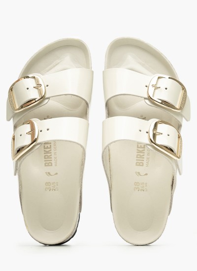 Γυναικεία Flats Sfb.Arizona Μαύρο ECOleather Birkenstock