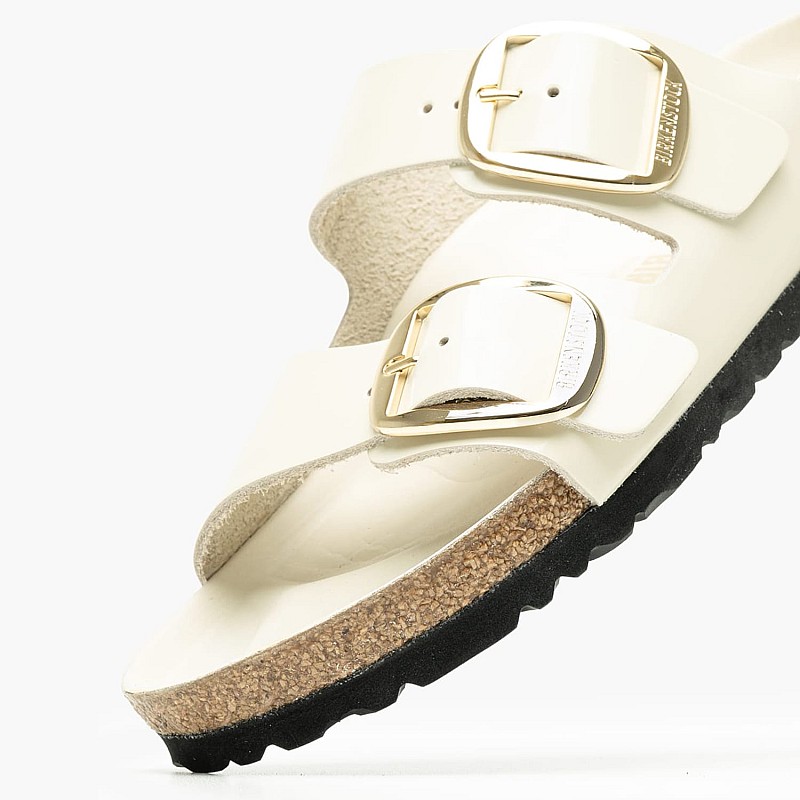 Γυναικεία Flats Arizona.Cru Μπεζ Δέρμα Birkenstock