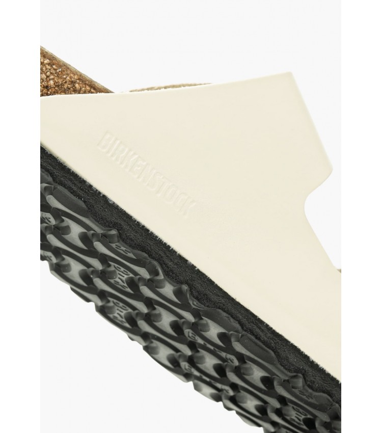 Γυναικεία Flats Arizona.Cru Μπεζ Δέρμα Birkenstock Γυναικεία Flats Arizona.Cru Μπεζ Δέρμα Birkenstock