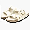 Γυναικεία Flats Arizona.Cru Μπεζ Δέρμα Birkenstock Γυναικεία Flats Arizona.Cru Μπεζ Δέρμα Birkenstock