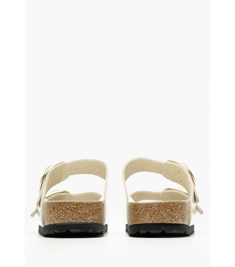 Γυναικεία Flats Arizona.Cru Μπεζ Δέρμα Birkenstock Γυναικεία Flats Arizona.Cru Μπεζ Δέρμα Birkenstock