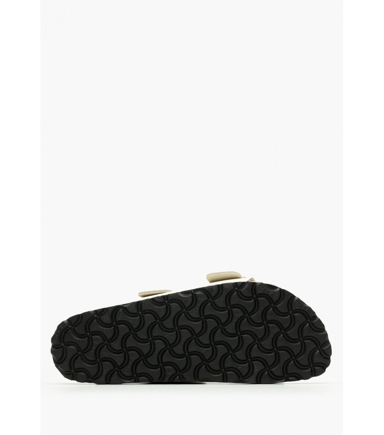 Γυναικεία Flats Arizona.Cru Μπεζ Δέρμα Birkenstock Γυναικεία Flats Arizona.Cru Μπεζ Δέρμα Birkenstock