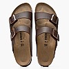 Ανδρικές Σαγιονάρες & Πέδιλα Arizona.Dark Καφέ ECOleather Birkenstock Ανδρικές Σαγιονάρες & Πέδιλα Arizona.Dark Καφέ ECOleather Birkenstock