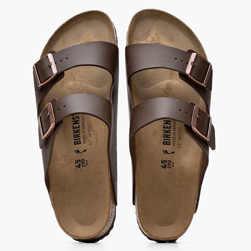 Ανδρικές Σαγιονάρες & Πέδιλα Arizona.Dark Καφέ ECOleather Birkenstock