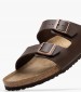 Ανδρικές Σαγιονάρες & Πέδιλα Arizona.Dark Καφέ ECOleather Birkenstock Ανδρικές Σαγιονάρες & Πέδιλα Arizona.Dark Καφέ ECOleather Birkenstock