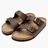Ανδρικές Σαγιονάρες & Πέδιλα Arizona.Dark Καφέ ECOleather Birkenstock Ανδρικές Σαγιονάρες & Πέδιλα Arizona.Dark Καφέ ECOleather Birkenstock