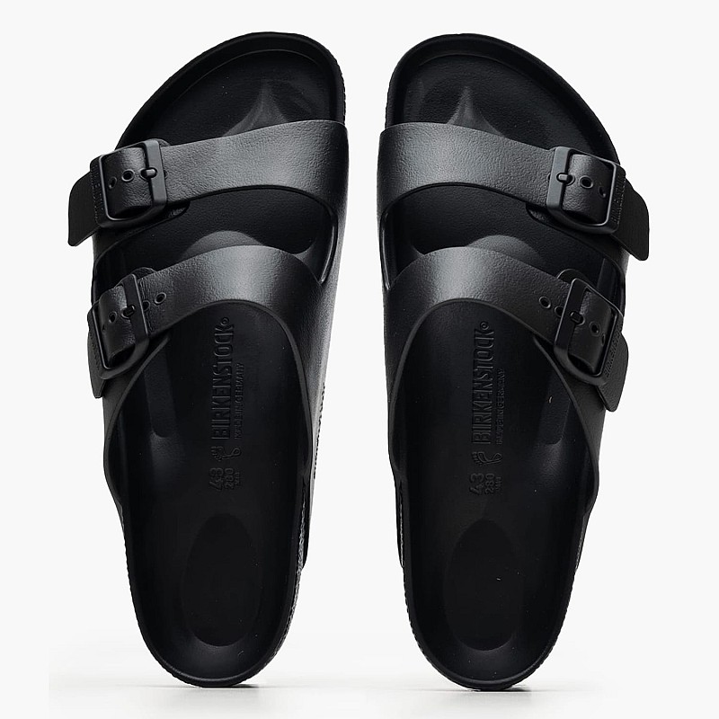 Men Flip Flops & Sandals Arizona.Eva.M Black Rubber Birkenstock