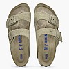 Γυναικεία Flats Arizona.Fdd Χακί Δέρμα Καστόρι Birkenstock Γυναικεία Flats Arizona.Fdd Χακί Δέρμα Καστόρι Birkenstock