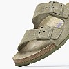 Γυναικεία Flats Arizona.Fdd Χακί Δέρμα Καστόρι Birkenstock Γυναικεία Flats Arizona.Fdd Χακί Δέρμα Καστόρι Birkenstock