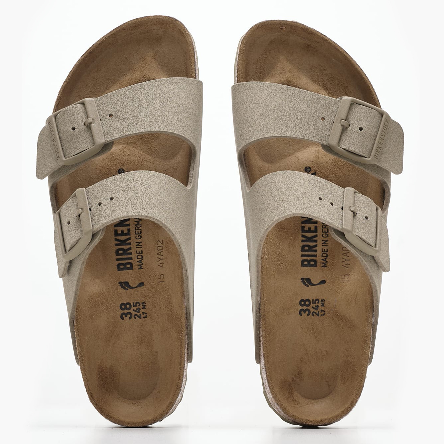 Γυναικεία Flats Arizona.Fk Χακί ECOleather Birkenstock
