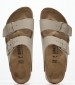 Γυναικεία Flats Arizona.Fk Χακί ECOleather Birkenstock Γυναικεία Flats Arizona.Fk Χακί ECOleather Birkenstock
