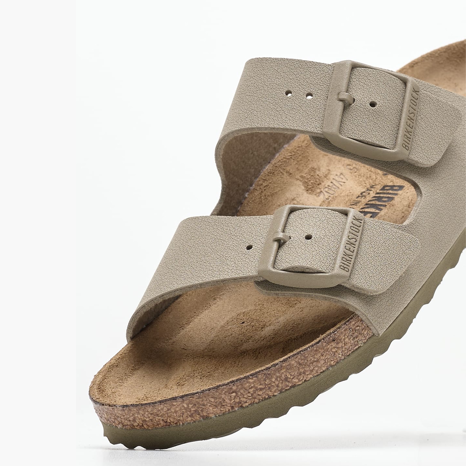 Γυναικεία Flats Arizona.Fk Χακί ECOleather Birkenstock