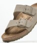 Γυναικεία Flats Arizona.Fk Χακί ECOleather Birkenstock Γυναικεία Flats Arizona.Fk Χακί ECOleather Birkenstock