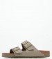 Γυναικεία Flats Arizona.Fk Χακί ECOleather Birkenstock Γυναικεία Flats Arizona.Fk Χακί ECOleather Birkenstock
