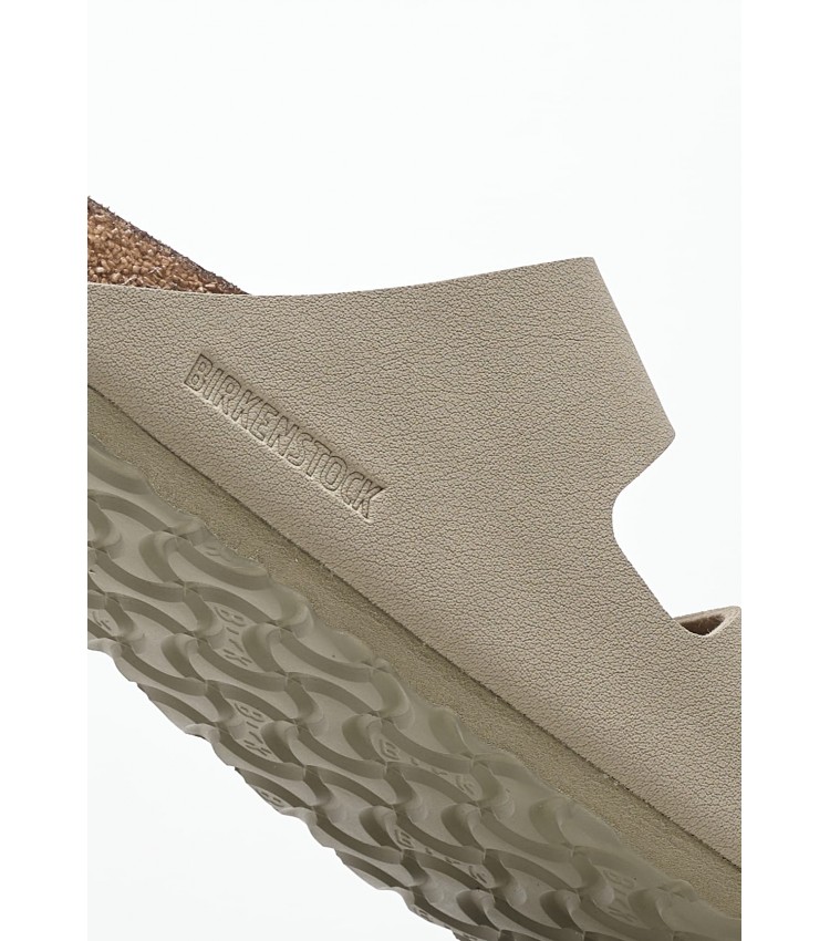 Γυναικεία Flats Arizona.Fk Χακί ECOleather Birkenstock Γυναικεία Flats Arizona.Fk Χακί ECOleather Birkenstock