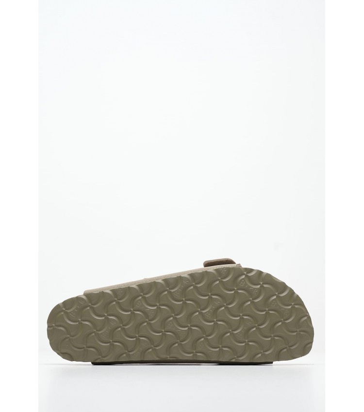 Γυναικεία Flats Arizona.Fk Χακί ECOleather Birkenstock Γυναικεία Flats Arizona.Fk Χακί ECOleather Birkenstock