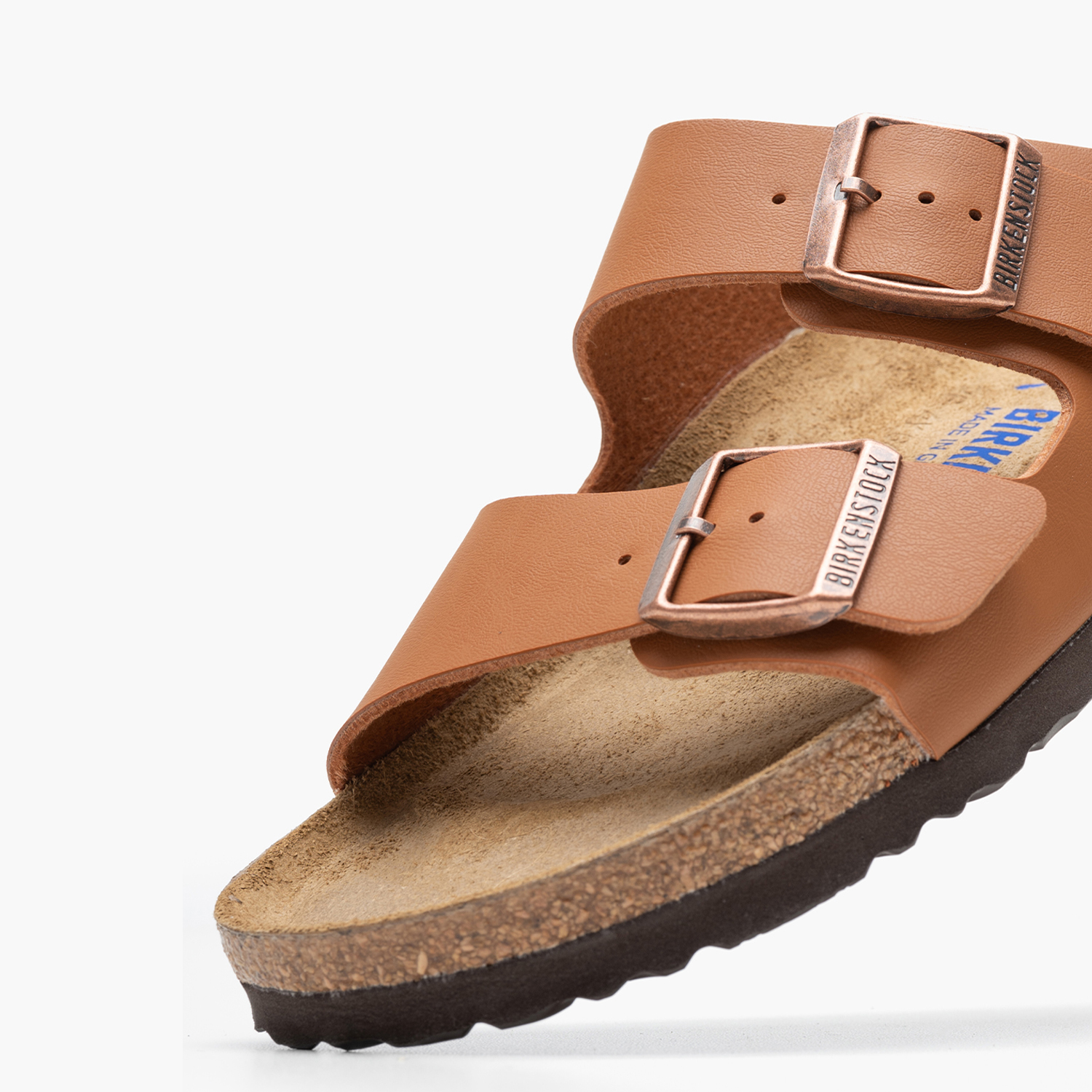 Γυναικεία Flats Arizona.Ginger Ταμπά ECOleather Birkenstock