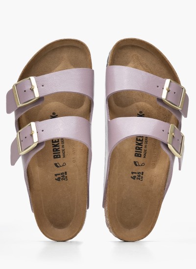 Γυναικεία Flats Gizeh.Big.Buckle Μαύρο Δέρμα Birkenstock