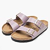 Γυναικεία Flats Arizona.Graceful Μωβ ECOleather Birkenstock Γυναικεία Flats Arizona.Graceful Μωβ ECOleather Birkenstock