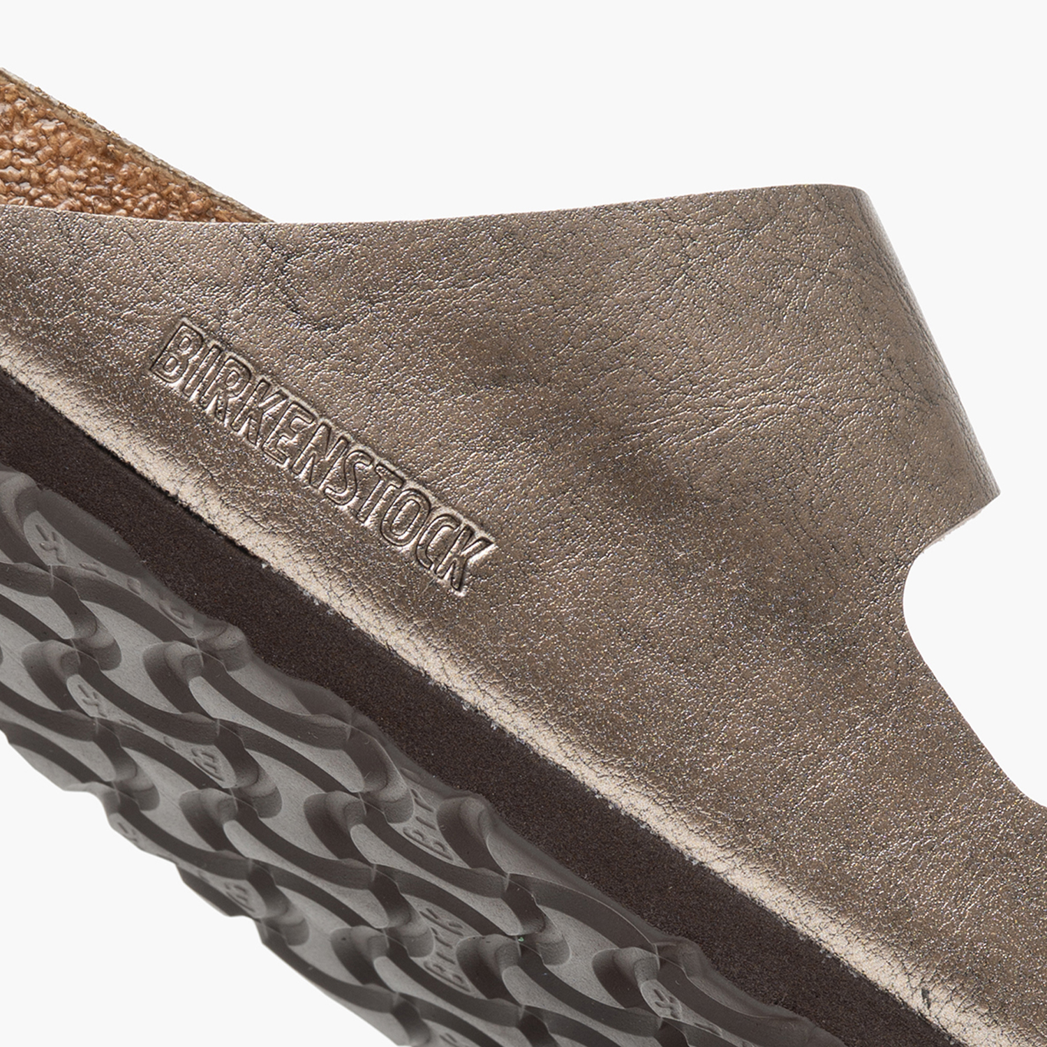 Γυναικεία Flats Arizona.Grace Πλατίνα ECOleather Birkenstock Γυναικεία Flats Arizona.Grace Πλατίνα ECOleather Birkenstock