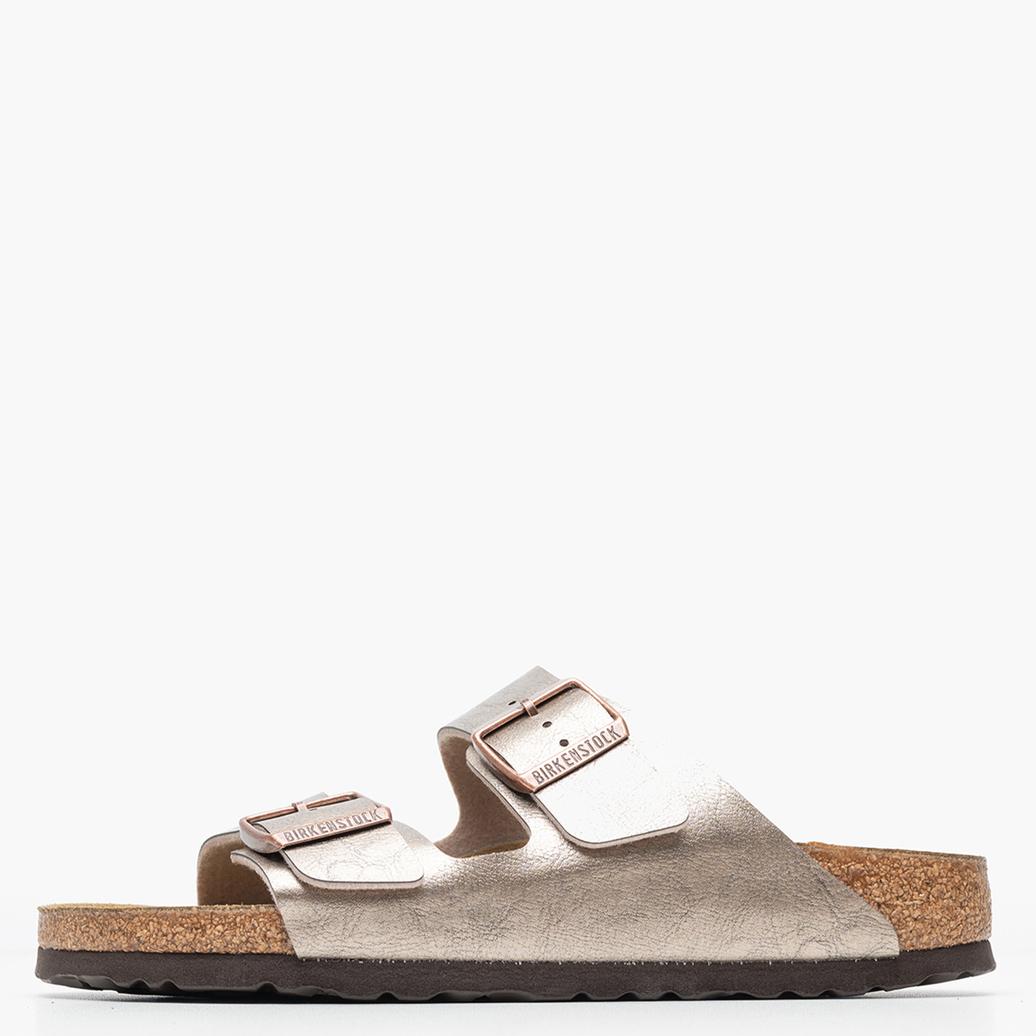 Γυναικεία Flats Arizona.Grace Πλατίνα ECOleather Birkenstock Γυναικεία Flats Arizona.Grace Πλατίνα ECOleather Birkenstock
