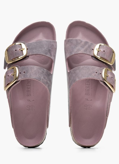 Γυναικεία Flats Sfb.Arizona Μαύρο ECOleather Birkenstock