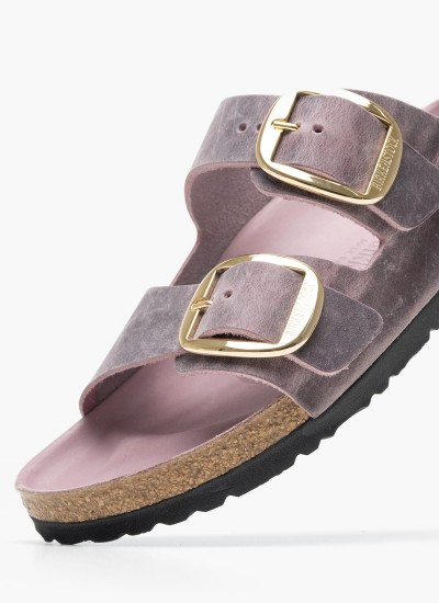 Γυναικεία Flats Sfb.Arizona Μαύρο ECOleather Birkenstock