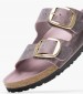 Γυναικεία Flats Arizona.Lav Μωβ Δέρμα Λαδερό Birkenstock Γυναικεία Flats Arizona.Lav Μωβ Δέρμα Λαδερό Birkenstock