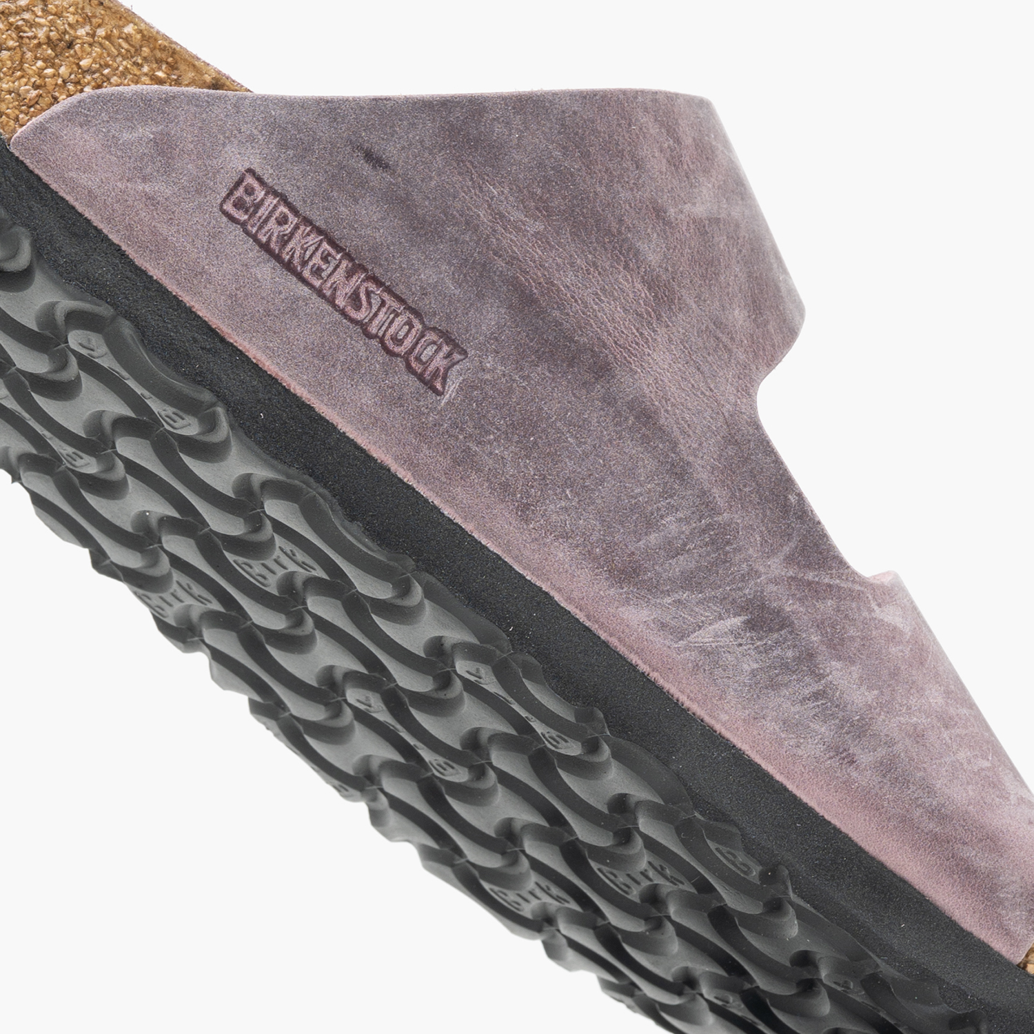 Γυναικεία Flats Arizona.Lav Μωβ Δέρμα Λαδερό Birkenstock Γυναικεία Flats Arizona.Lav Μωβ Δέρμα Λαδερό Birkenstock