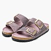 Γυναικεία Flats Arizona.Lav Μωβ Δέρμα Λαδερό Birkenstock Γυναικεία Flats Arizona.Lav Μωβ Δέρμα Λαδερό Birkenstock