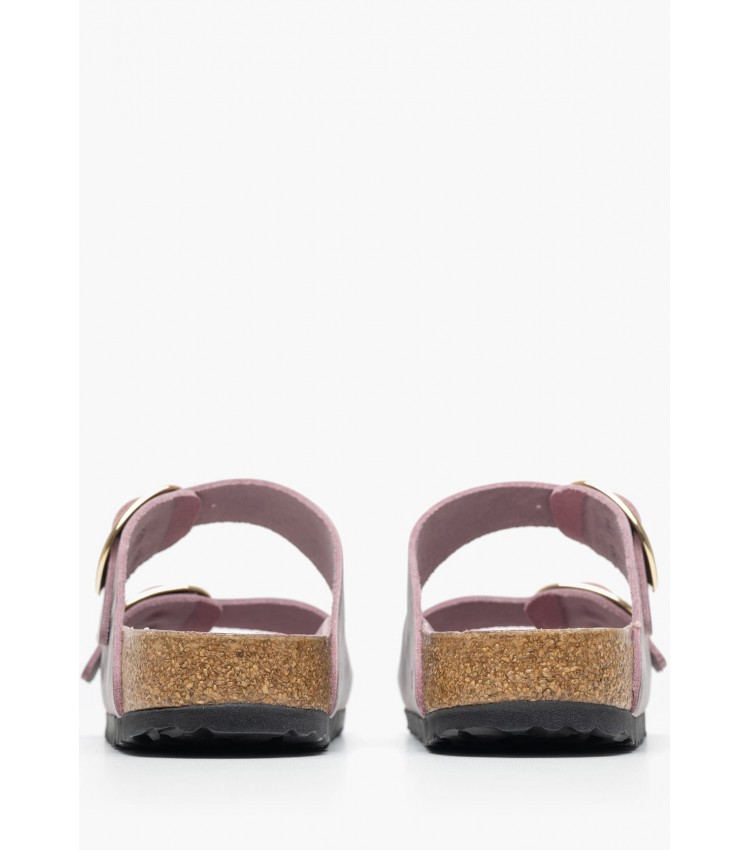 Γυναικεία Flats Arizona.Lav Μωβ Δέρμα Λαδερό Birkenstock Γυναικεία Flats Arizona.Lav Μωβ Δέρμα Λαδερό Birkenstock