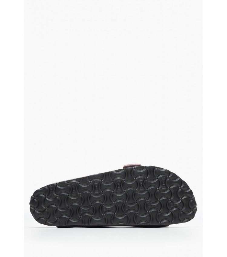 Γυναικεία Flats Arizona.Lav Μωβ Δέρμα Λαδερό Birkenstock Γυναικεία Flats Arizona.Lav Μωβ Δέρμα Λαδερό Birkenstock