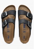 Men Flip Flops & Sandals Arizona.Leoi Black Oily Leather Birkenstock