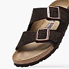 Γυναικεία Flats Arizona.Leve Καφέ Δέρμα Καστόρι Birkenstock Γυναικεία Flats Arizona.Leve Καφέ Δέρμα Καστόρι Birkenstock