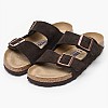Γυναικεία Flats Arizona.Leve Καφέ Δέρμα Καστόρι Birkenstock Γυναικεία Flats Arizona.Leve Καφέ Δέρμα Καστόρι Birkenstock