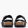 Γυναικεία Flats Arizona.Lv Μαύρο Δέρμα Καστόρι Birkenstock Γυναικεία Flats Arizona.Lv Μαύρο Δέρμα Καστόρι Birkenstock