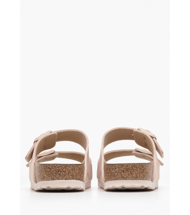 Γυναικεία Flats Arizona.Nb Μπεζ ECOleather Birkenstock Γυναικεία Flats Arizona.Nb Μπεζ ECOleather Birkenstock