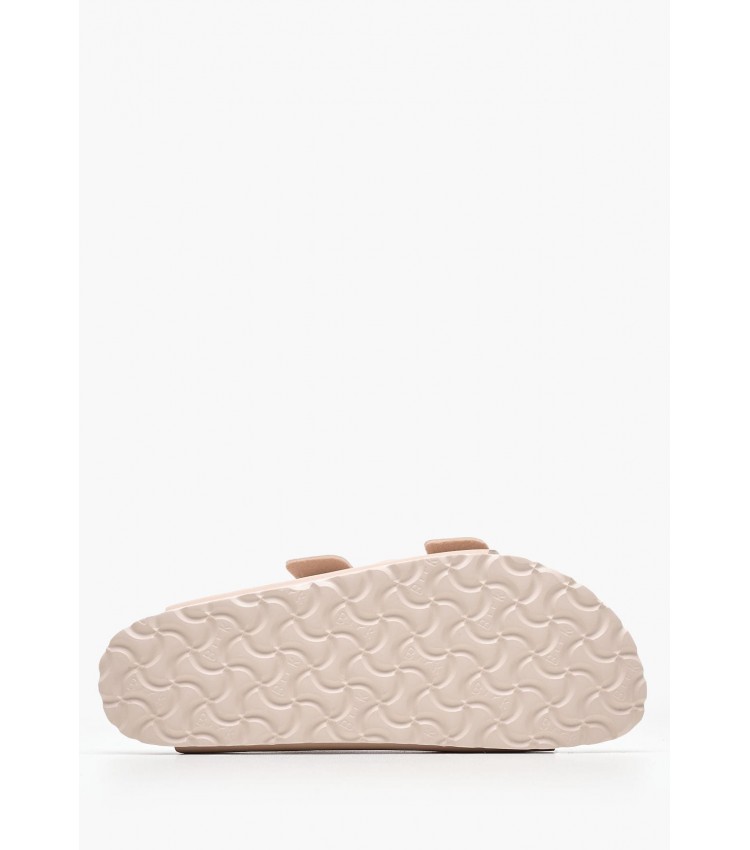 Γυναικεία Flats Arizona.Nb Μπεζ ECOleather Birkenstock Γυναικεία Flats Arizona.Nb Μπεζ ECOleather Birkenstock