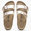 Women Flats Arizona.Pearl Beige ECOleather Birkenstock Women Flats Arizona.Pearl Beige ECOleather Birkenstock