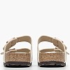 Women Flats Arizona.Pearl Beige ECOleather Birkenstock Women Flats Arizona.Pearl Beige ECOleather Birkenstock