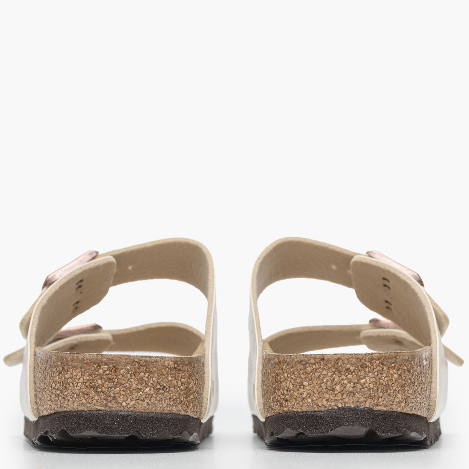 Women Flats Arizona.Pearl Beige ECOleather Birkenstock Women Flats Arizona.Pearl Beige ECOleather Birkenstock
